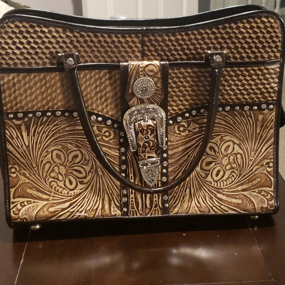 Charming Preloved Vintage Laptop Bag - Picture 1 of 6